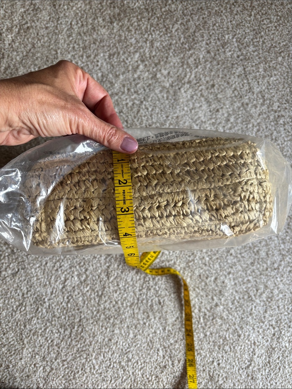 J. Crew Raffia Foldover Clutch Bag - Picture 5 of 5